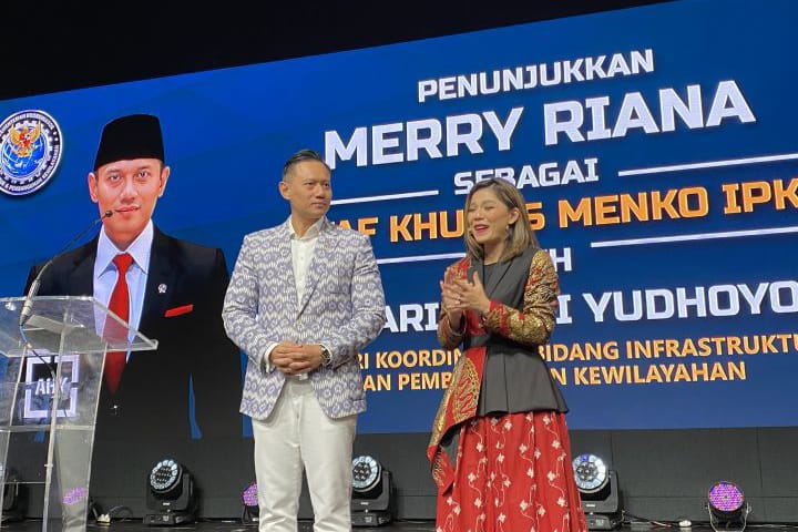 AHY Tunjuk Merry Riana sebagai Staf Khusus, Bantu Sosialisasi Infrastruktur ke Masyarakat
