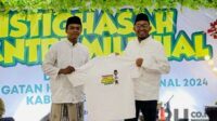 Bersejarah! Ribuan Santri Hadir mendapuk Bupati Fauzi sebagai Panglima Santri Milenial
