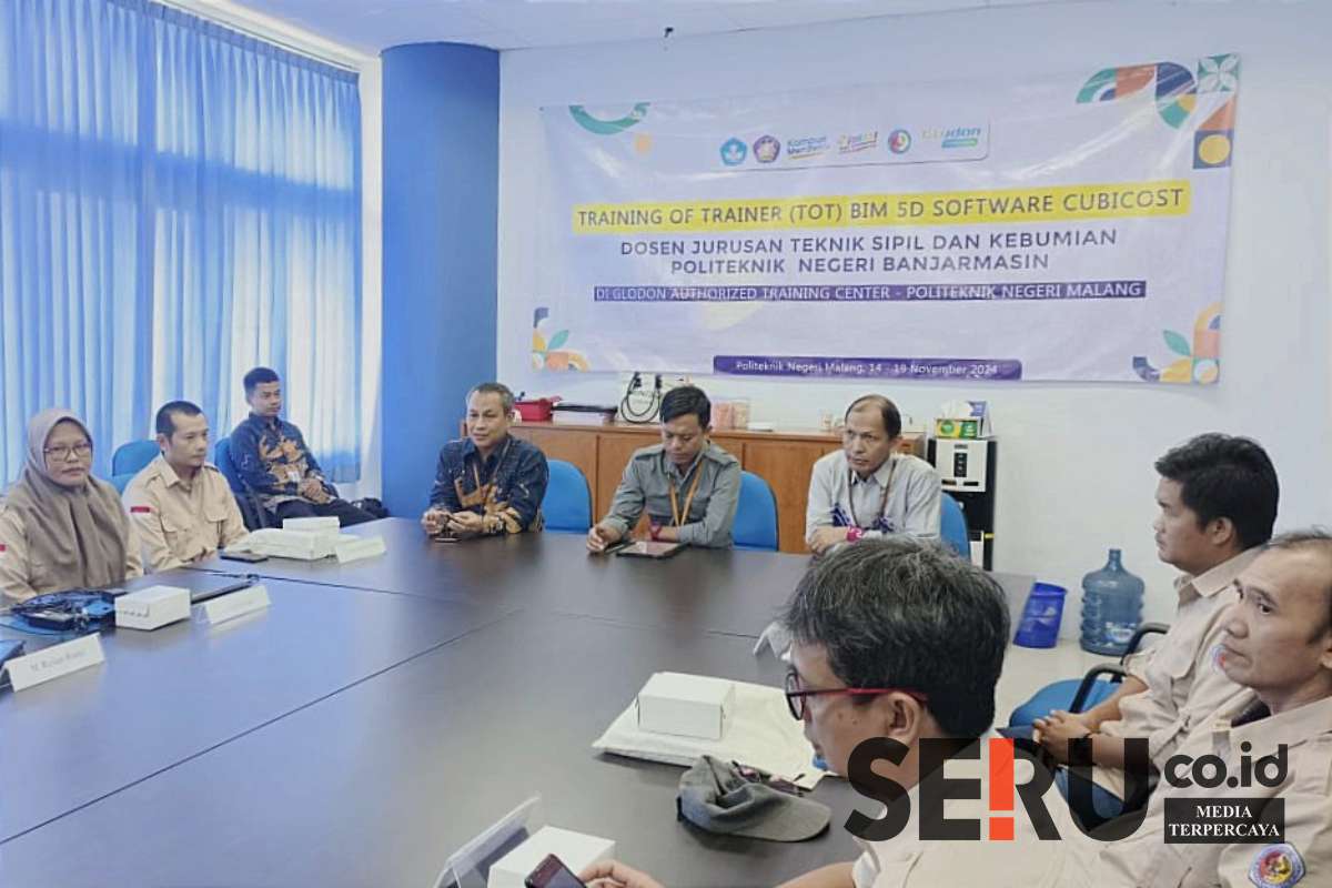 Para Trainer Polinema cetak enam dosen Poliban jadi Trainer BIM 5D Software Cubicost. (rhd) - Polinema Cetak Enam Dosen Poliban Jadi Trainer BIM 5D Software Cubicost