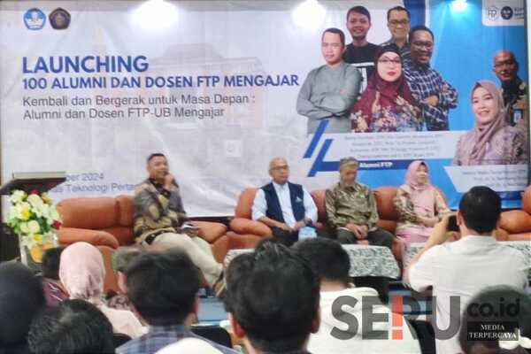FTP UB Luncurkan '100 Alumni dan Dosen Mengajar'