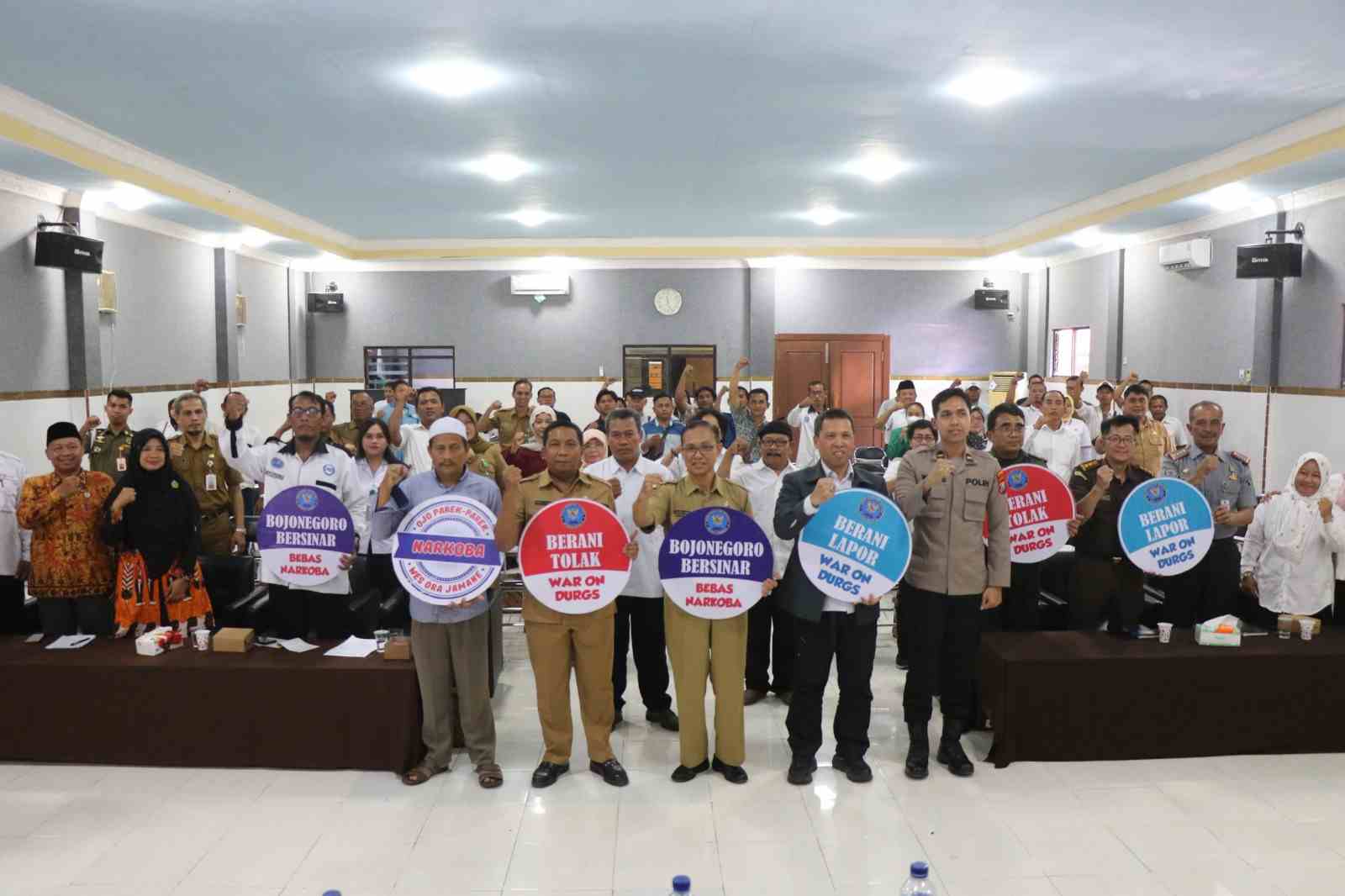 Menuju Indonesia Emas Bebas Narkoba, Pemkab Bojonegoro Gelar Sosialiasi dan Bimtek P4GN