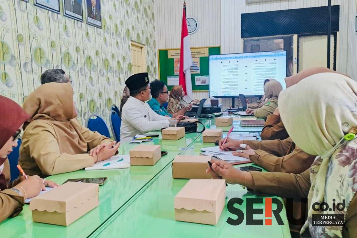 Pemkab Sumenep melalui Dinas Kesehatan, P2KB gelar Pra Rakor TPPS, di Ruang Rapat Dinas Kesehatan P2KB setempat. (Seru.co.id/ard) - Percepat Penurunan Tengkes, Pemkab Sumenep Gelar Pra Rakor TPPS