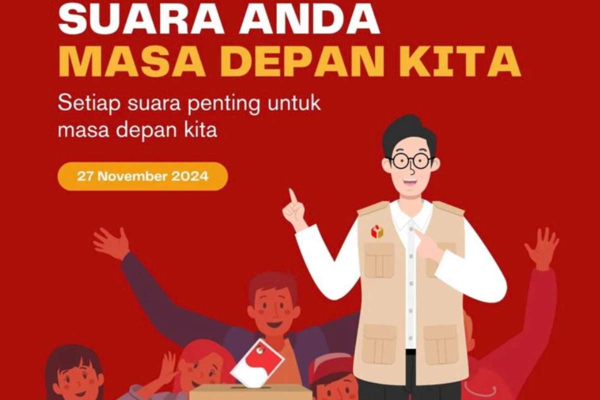 Pilkada Serentak 2024. (ist) - Pemerintah Berencana Tetapkan 27 November 2024 sebagai Hari Libur Nasional saat Pilkada Serentak