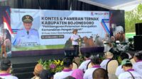 Pj Bupati Bojonegoro, Adriyanto, saat membuka Kontes dan Pameran Ternak 2024. (ist) - Pj Bupati Bojonegoro Ajak Peternak Berperan Aktif Jaga Ketahanan Pangan di Bidang Peternakan