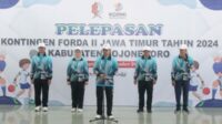 Lepas Kontingen FORDA II, Pj Sekda Bojonegoro Serukan Jaga Sportivitas untuk Kemenangan