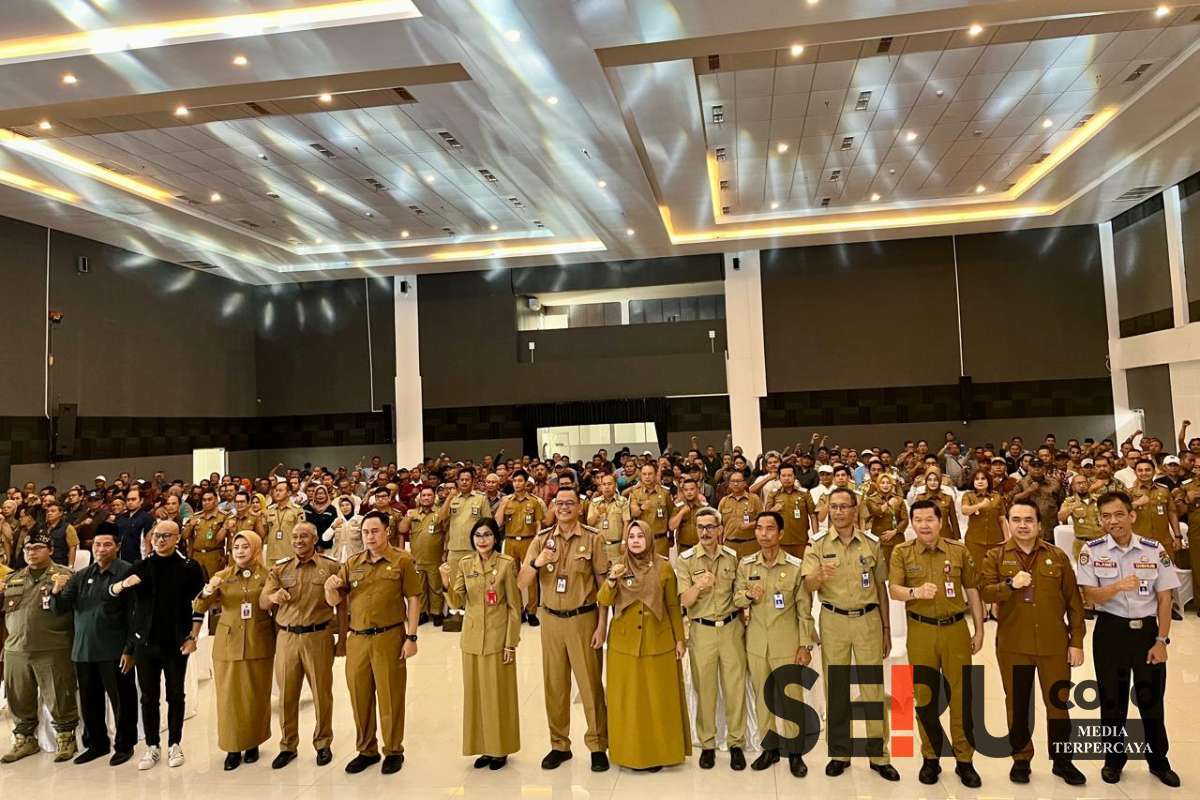 Pj Wali Kota dan jajarannya beserta Ketua RW se-Kota Malang. (ws12) - Pj Wali Kota Malang Ajak Ketua RW Sukseskan Pilkada Serentak