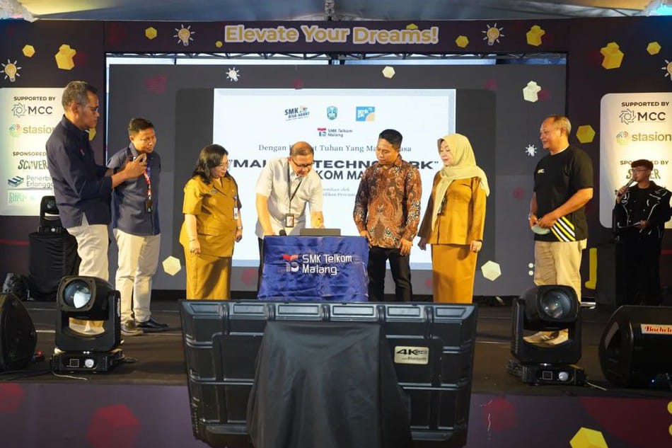 Launching Malang Techno Park dan Kick Off Moklet Youth DigiTalent di SMK Telkom Malang