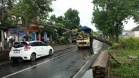 Pohon tumbang yang diakibatkan dari cuaca ekstrem di Kecamatan Pakisaji, Kabupaten Malang. (ist) - Prediksi BMKG: Jawa Timur Dilanda Cuaca Ekstrem 16 - 22 November 2024