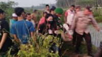 Proses evakuasi korban di area TKP. (ist) - Senapan Angin Meledak Saat Diperbaiki, Seorang Pria di Gondanglegi Tewas