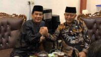 Sanusi Datangi Rumah Gunawan Untuk Silahturahmi Seusai Tarung di Pilbup 2024