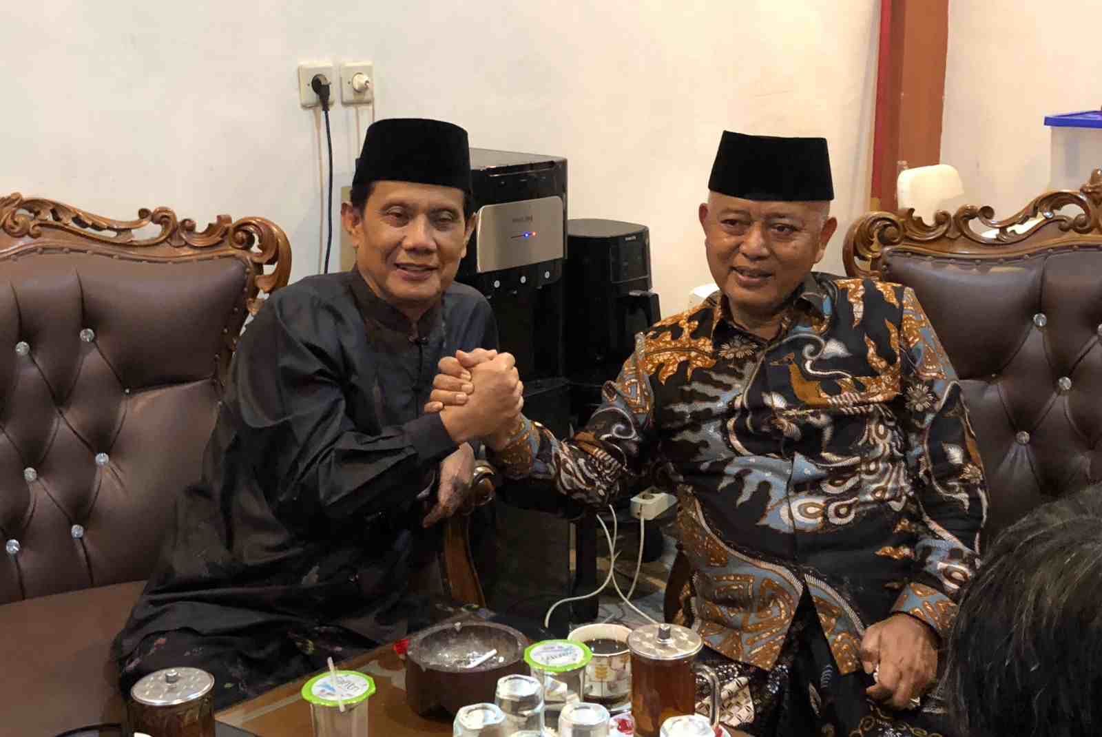Sanusi Datangi Rumah Gunawan Untuk Silahturahmi Seusai Tarung di Pilbup 2024
