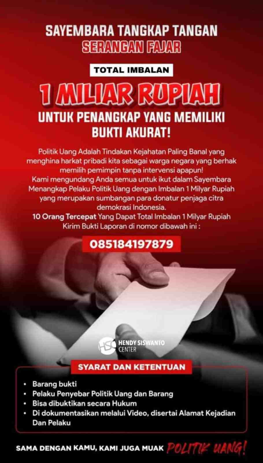 Tolak 'Money Politics' di Jember, Ikut Sayembara Dapat Hadiah Total 1 Milliar Rupiah