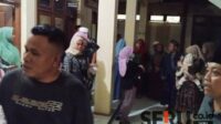 Suasana Halaman Polres Pamekasan saat nasabah melakukan laporan. (SERU.co.id/udi) - Puluhan Nasabah Korban Oknum Agen Pegadaian Datangi Polres Pamekasan