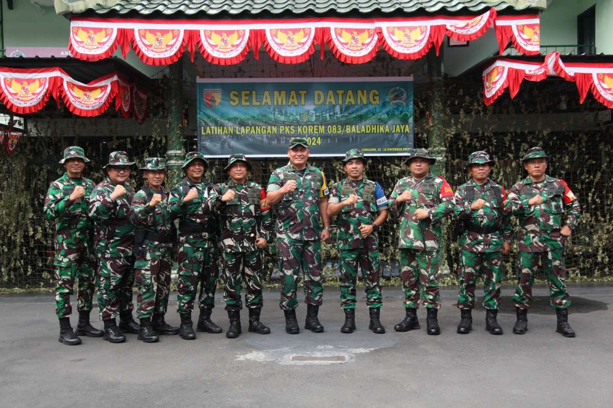 Waaslat Bidang Renlat Spaban III Proglatsi Slatad pantau latihan Penanganan Konflik Sosial Korem 083/Bdj. (ist) - Waaslat Bidang Renlat Spaban III Proglatsi Slatad Pantau Latihan Penanganan Konflik Sosial Korem 083/Bdj
