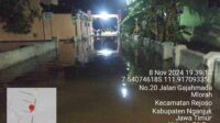 Banjir Genangi Rumah Warga di Desa Mlorah Nganjuk, Diduga Terkait Proyek Pembangunan Pabrik