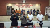 Jatanras Polda Jatim Ringkus 7 Pelaku Curanmor, 1 Tewas Ditembak dan 1 DPO