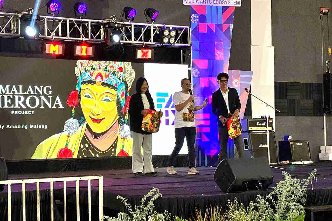 Peluncuran Malang Merona Project, Topeng Malangan Menuju Kota Media Art UNESC