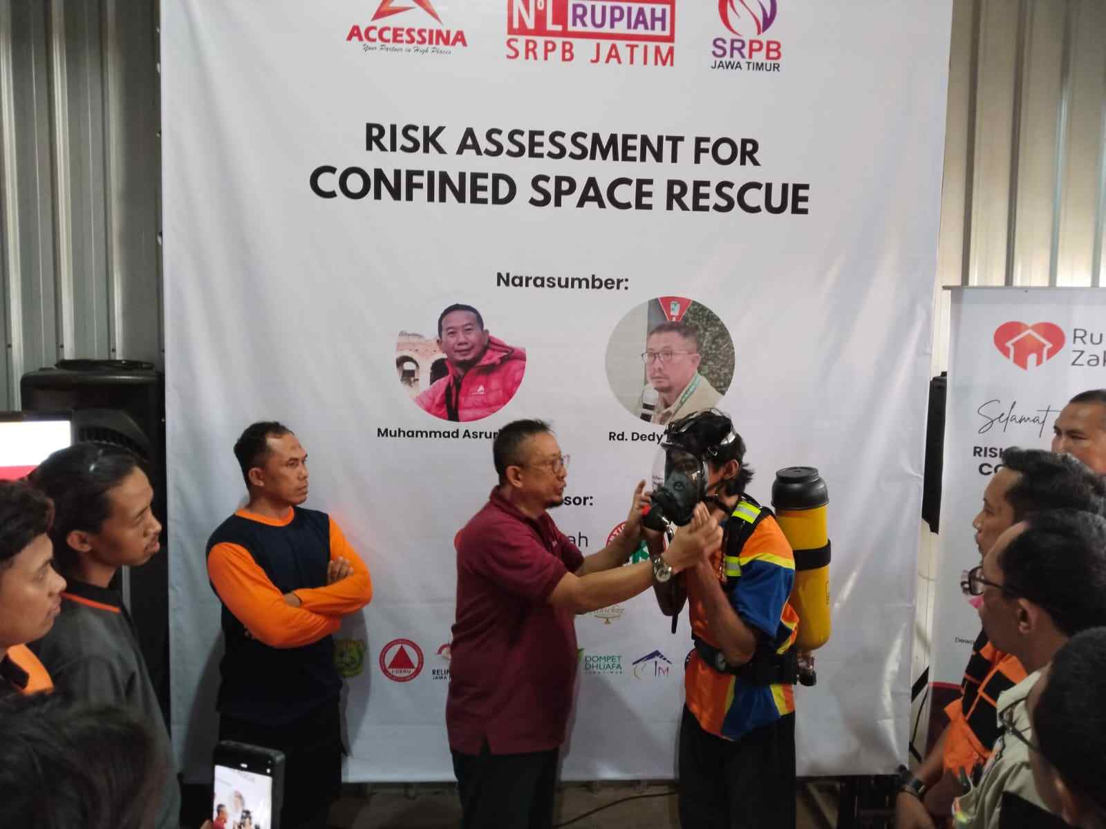 SRPB Jatim Gelar Pelatihan Penyelamatan di Ruang Terbatas