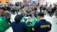 Sebelum Pengamanan TPS, Personel Polda Jatim dan Polres Jajaran Jalani Tes Kesehatan