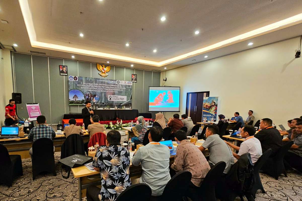 Acara pelatihan P3K sedang berlangsung. (ist) - UB dan Kemenaker RI Tingkatkan Kesiapan SDM Melalui Pelatihan P3K