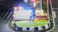Viral! Aksi Vandalisme di Kota Malang, Pelaku Rusak Dua Taman Sekaligus