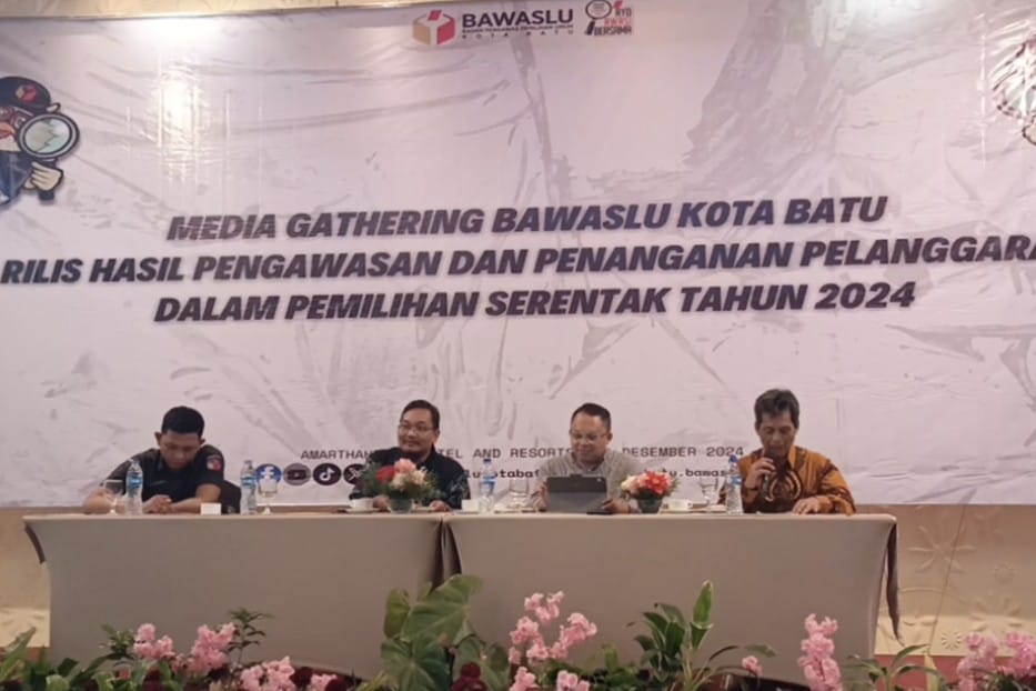 Bawaslu Batu Paparkan Hasil Pengawasan dan Penanganan Dalam Pemilihan Serentak 2024