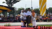 Bupati dan Wakil Bupati Jember Resmikan Soft Launching Alun-alun Kota Jember. (Seru.co.id/rio) - Wajah Baru Alun-alun Kota Jember, Dilengkapi Fasilitas Modern dan Videotron Raksasa