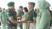 Dandim 0833 Terima Laporan Korps Raport Bintara Pindah Satuan