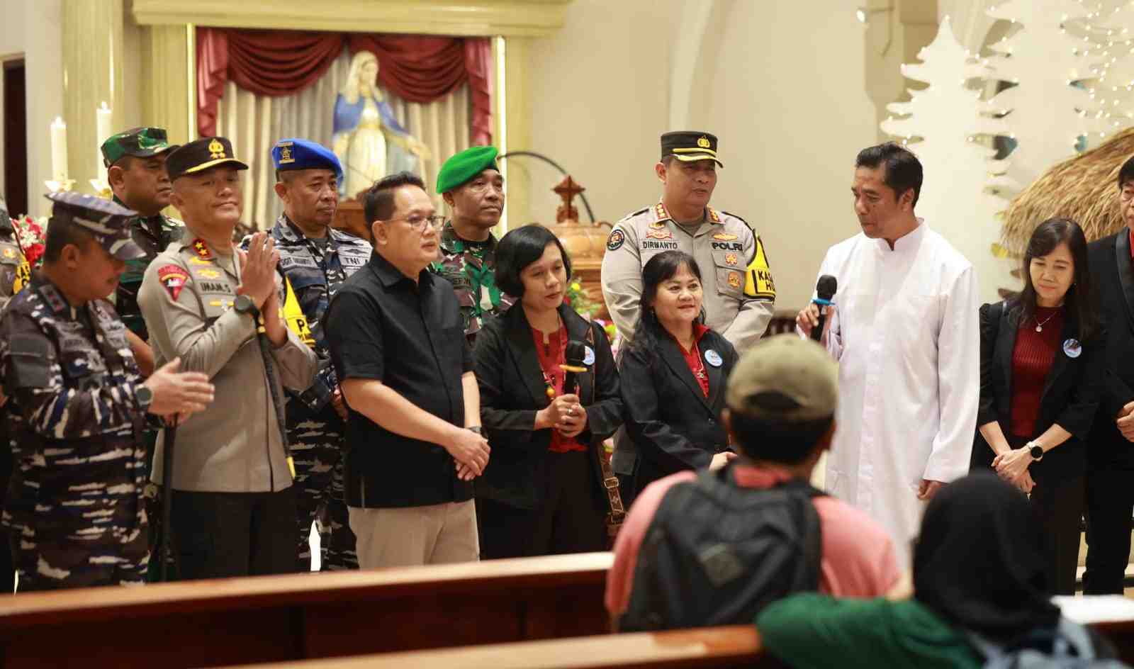 Forkopimda Jatim Pastikan Keamanan Bagi Umat Kristiani Saat Melaksanakan Ibadah
