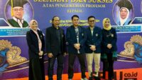 Foto bersama 5 (lima) profesor yang akan di kukuhkan. (Seru.co.id/ws12) - UB Kukuhkan Sembilan Profesor Baru dari Berbagai Fakultas