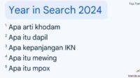 Google Trends rilis pertanyaan paling sering ditelusuri selama tahun 2024. (ist) - Ini 15 Pertanyaan Paling Banyak Dicari di Google Selama Tahun 2024