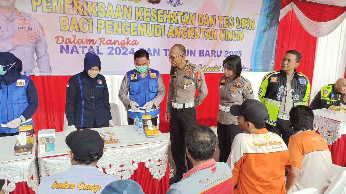 Persiapan Libur Nataru, Ditlantas Polda Jatim Laksanakan Ramcek di Terminal Purabaya