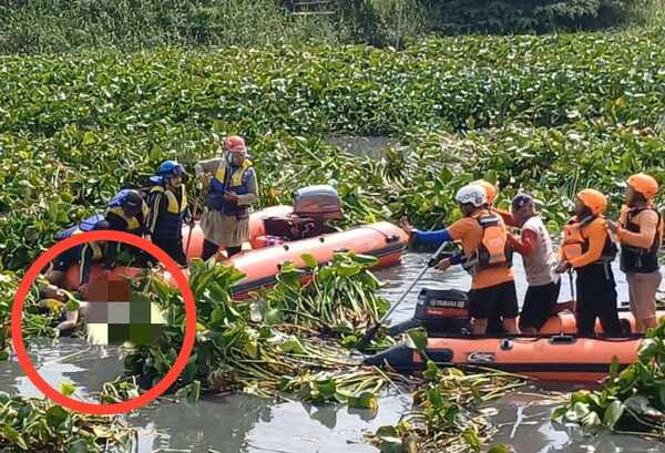Jasad Balita Wiyung Hanyut Telah Ditemukan di Kawasan Jembatan SMPN 34 Surabaya