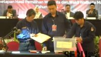 KPU rekapitulasi perolehan suara Pilkada Kota Malang 2024. (rhd) - KPU Rekapitulasi Perolehan Suara Pilkada Kota Malang 2024