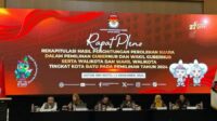 KPU Batu Gelar Rapat Pleno Rekapitulasi Hasil Penghitungan Suara PIlwali dan Pilgub Jatim