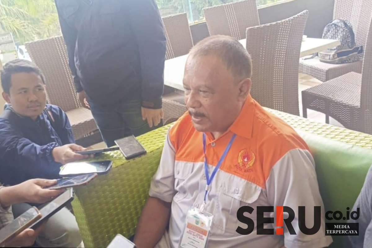 Ketua Umum KONI Kota Batu, Sentot Ariwahyudi SSos MM. (Seru.co.id/dik) - Raker KONI Batu Fokus Sukseskan Porprov IX Jatim 2025 di Malang Raya