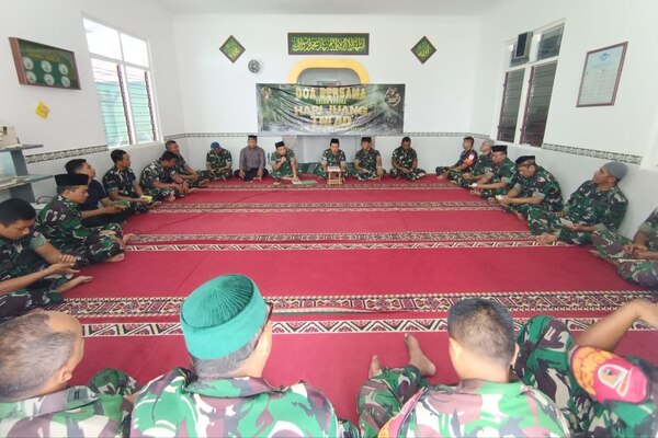 Kodim 0833/Kota Malang Doa Bersama Peringati Hari Juang TNI AD