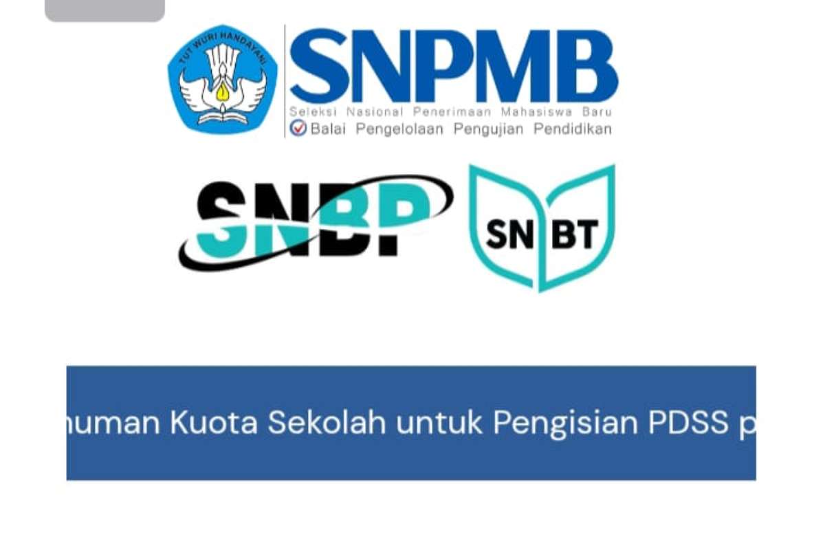 Laman resmi SNPMB untuk pengecekan kuota SNBP 2025. (ist) - Kuota SNBP 2025 Resmi Diumumkan, Begini Cara Mengeceknya