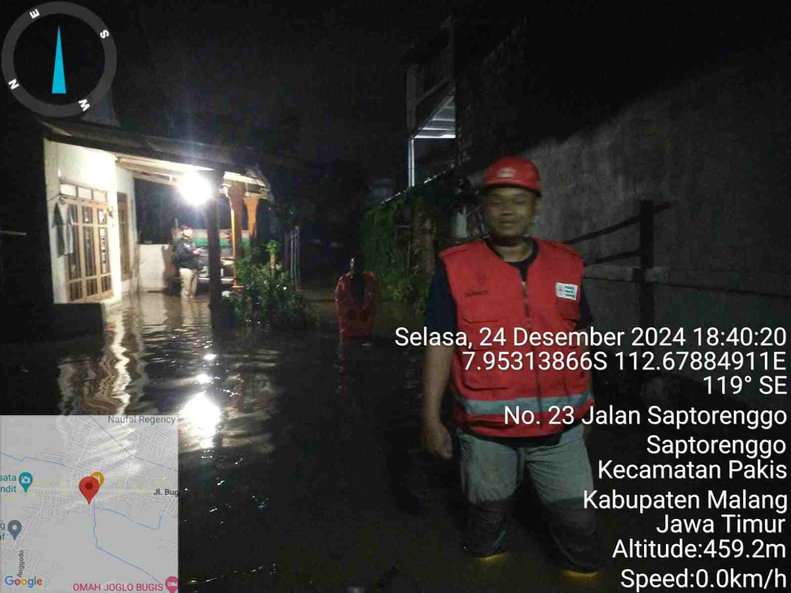 Hujan Intensitas Tinggi, Dua Desa di Kecamatan Pakis Dilanda Banjir