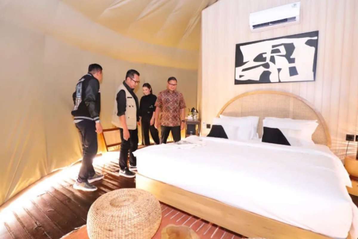 Melihat dengan dekat fasilitas berkelas di penginapan Rindang Glamping. (ist) - Rindang Glamping, Destinasi Baru Nikmati Alam Kota Wisata Batu