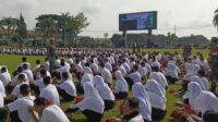 SMK PGRI 03 Malang Mantapkan Mental Dan Fisik Siswanya di Pusdik Arhanud Sebelum Terjun PKL