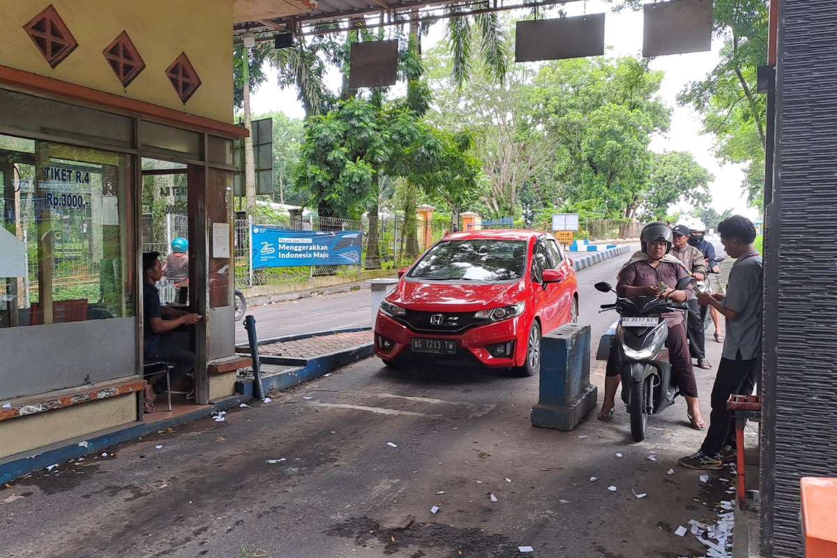 Portal Karangkates di Desa Karangkates, Kecamatan Sumberpucung, Kabupaten Malang yang diterapkan E-Tol. (ist) - 20 Desember Jalan Portal Karangkates Diberlakukan E-Money