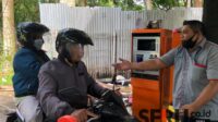 Portal elektronik di Bendungan Lahor karangkates. (Seru.co.id/wul) - Akan Diterapkan Besok, Warga Sekitar Portal Elektronik Bendungan Lahor Akan Dapatkan Kartu Akses Gratis