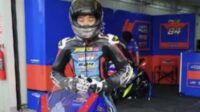 Richard Junior Hutabarat saat berlaga di Mandalika Racing Series 2024. (ist) - Pebalap Muda Papua Barat, Richard Junior Hutabarat Meninggal Dunia