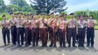 Saka Wira Kartika Kodim 0833 Turut Perjusami Tri Saka di Lanud Abd. Saleh