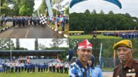 Sejumlah kegiatan yang dilaksanakan Aspotdirga Kasau di Lanud Abd Saleh. (ist) - Spotdirga Mabesau Gelar Merah Putih untuk Generasi Emas 2045 di Lanud Abd Saleh Malang