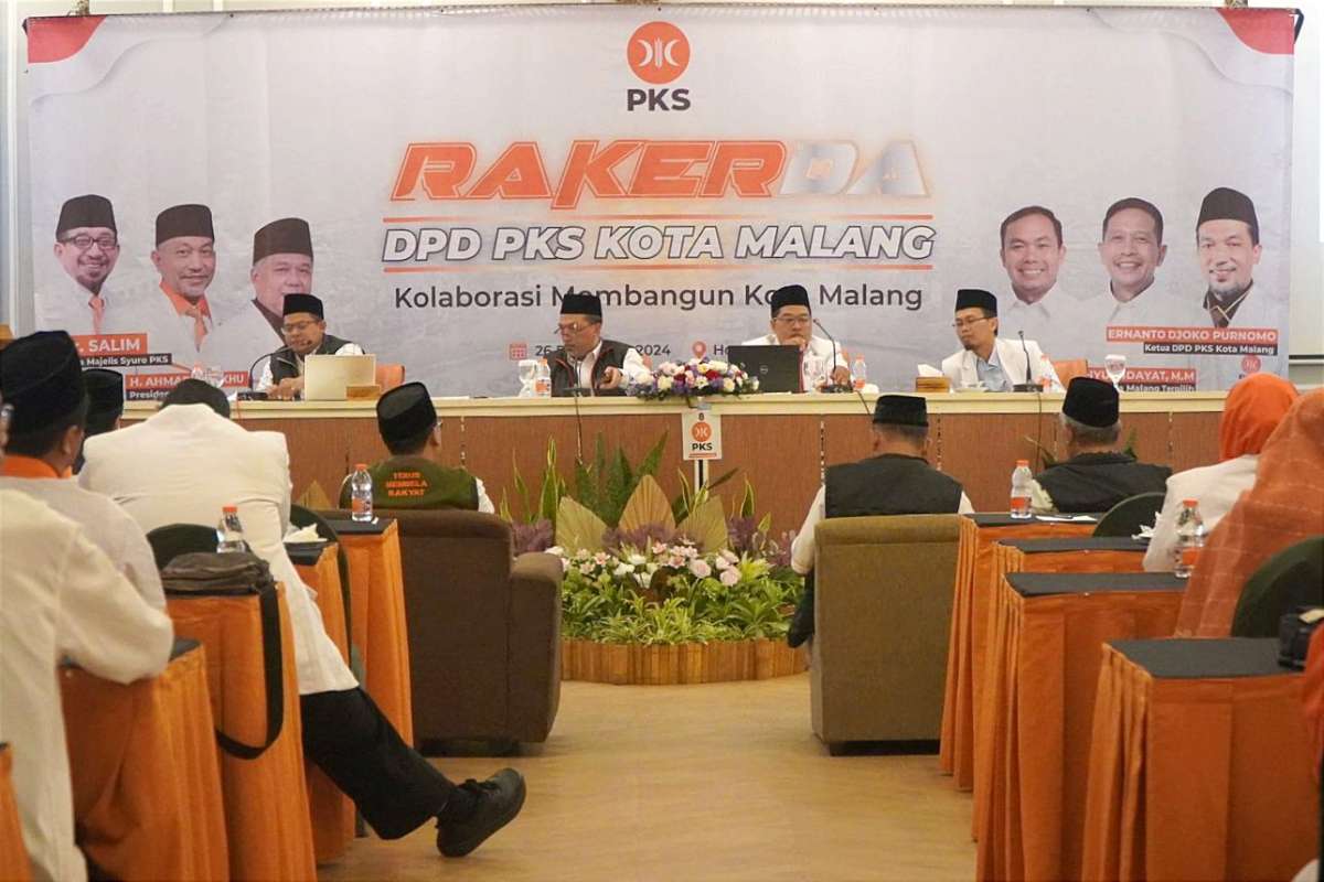 Suasana Rakerda PKS Kota Malang 2024. (ist) - Rakerda 2024, PKS-WALI Siap Kolaborasi Bangun Kota Malang
