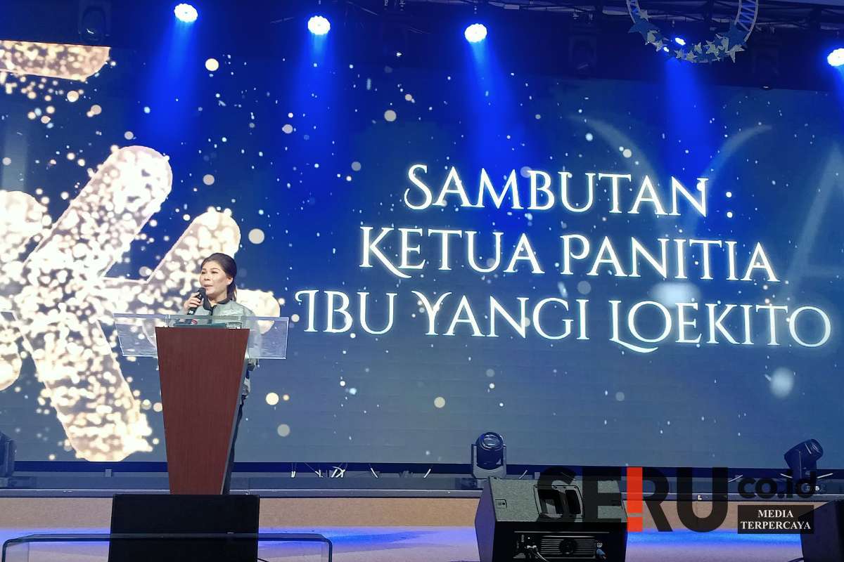 Yangi Loekito berharap acara ini menjadi inspirasi bagi banyak pihak untuk terus menebar kebaikan. (Seru.co.id/afi) - Kebahagiaan dan Kebersamaan 1.000 Anak Panti Rayakan Natal 2024