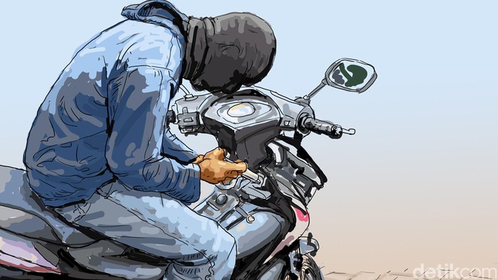 Jaga Adik Opname, Warga Bulak Cumpat Surabaya Kehilangan Motor di Parkiran