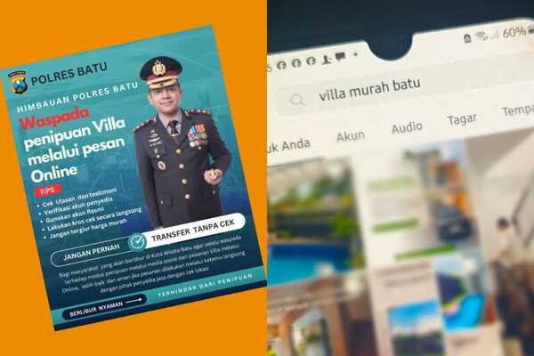 Polres Batu Imbau Wisatawan Waspada Penipuan Villa Fiktif Online